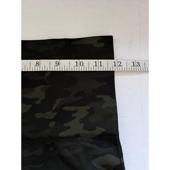 Spanx Activewear Look at Me Now Seamless Green Camo Crop Leggings Athleisure S/P - Picture 6 of 8